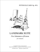 Landmark Suite for Orchestra Orchestra sheet music cover